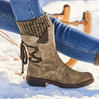 Winter Warm Damen Rutschfeste Winter Stiefel