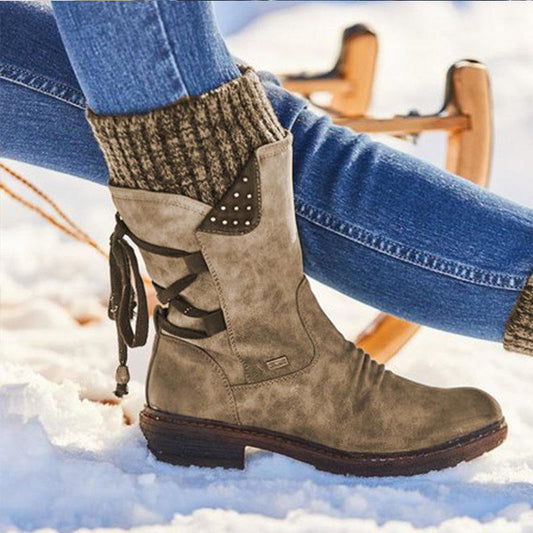 Winter Warm Damen Rutschfeste Winter Stiefel