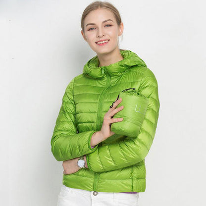 Steppjacke Mit Kapuze Leichtes Design Damen