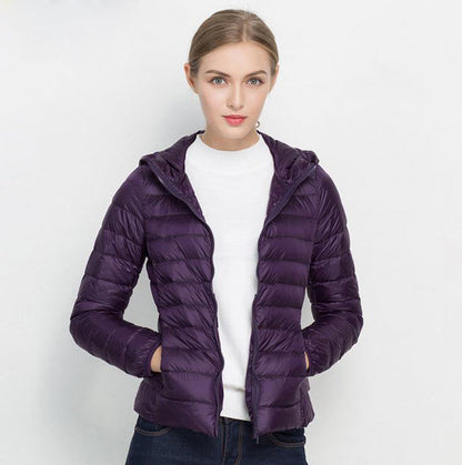 Steppjacke Mit Kapuze Leichtes Design Damen