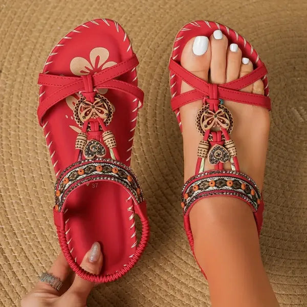 Women’s Orthopedic Strap Sandals with Cushioned Sole