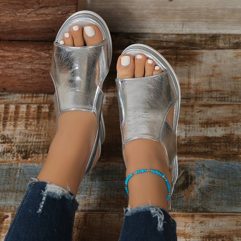 Women's Casual Sandals with Adjustable Straps and Arch Support