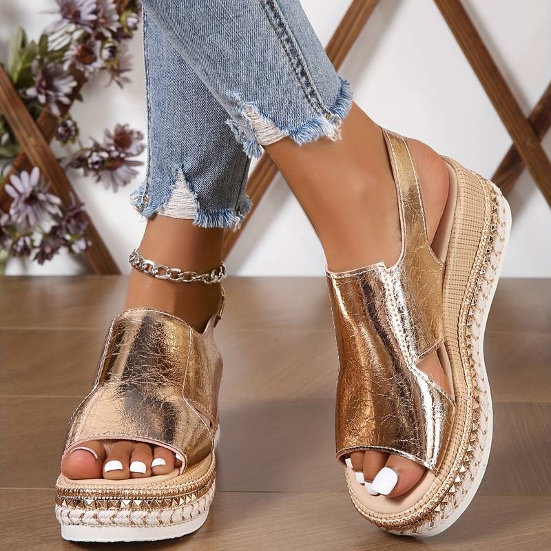 Women's Casual Sandals with Adjustable Straps and Arch Support