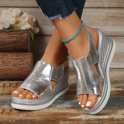 Women's Casual Sandals with Adjustable Straps and Arch Support