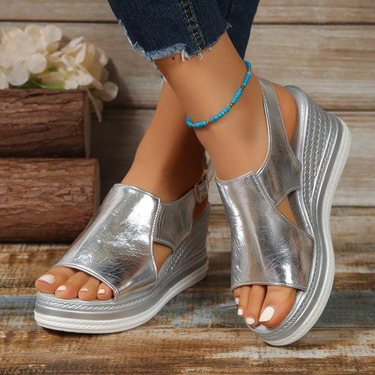 Women's Casual Sandals with Adjustable Straps and Arch Support