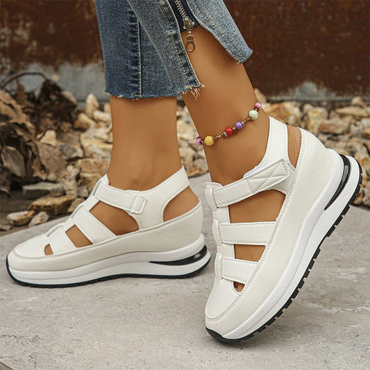 Women’s Closed Toe Sneaker Sandals with Strap Design