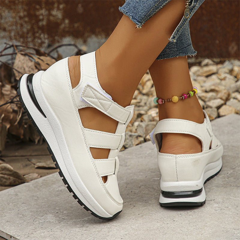 Women’s Closed Toe Sneaker Sandals with Strap Design
