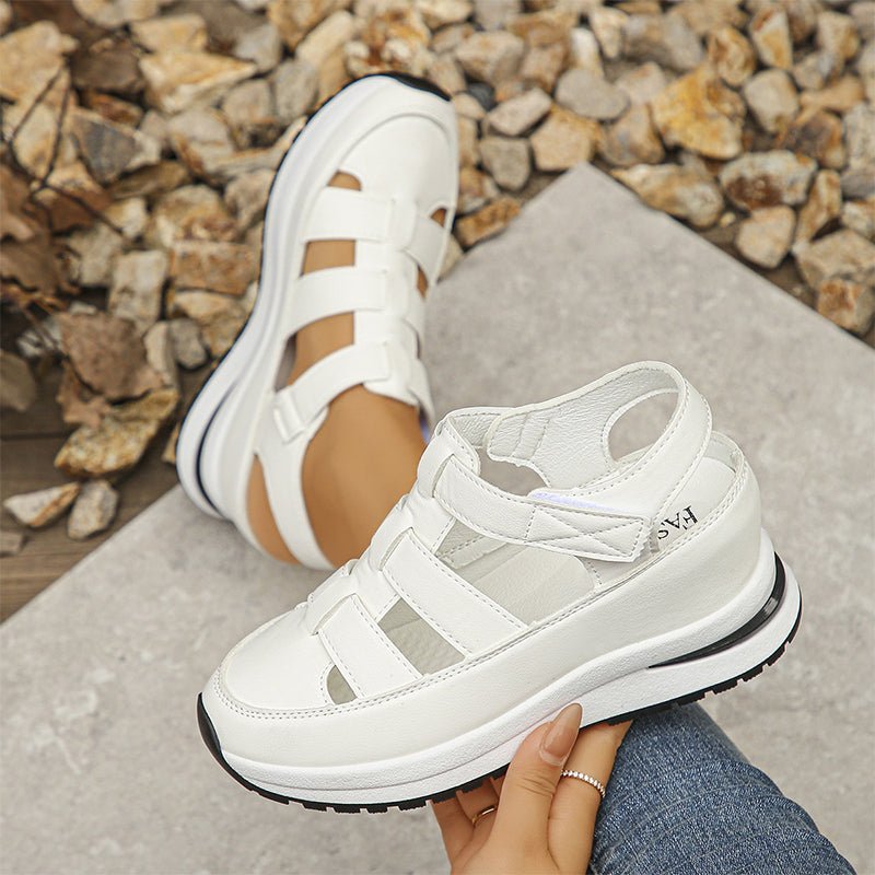 Women’s Closed Toe Sneaker Sandals with Strap Design