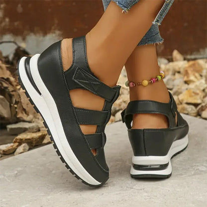 Women’s Closed Toe Sneaker Sandals with Strap Design