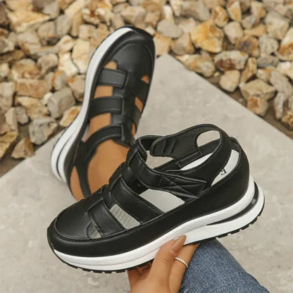 Women’s Closed Toe Sneaker Sandals with Strap Design