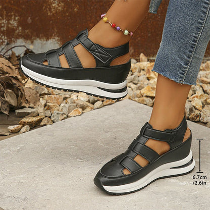 Women’s Closed Toe Sneaker Sandals with Strap Design