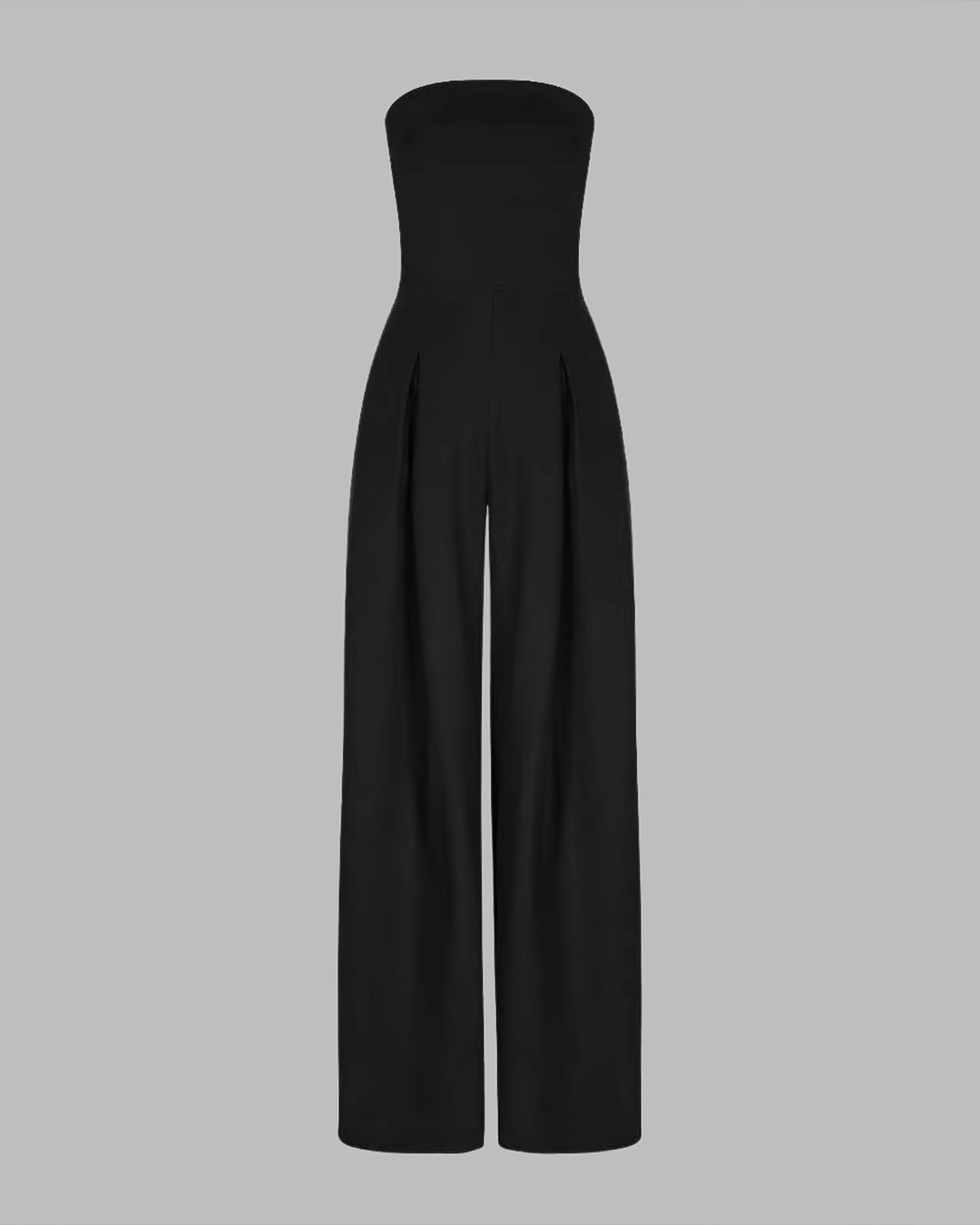 Women's Strapless Wide Leg Jumpsuit – Elegant Evening Palazzo Outfit