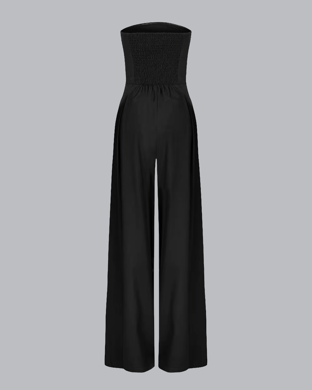 Women's Strapless Wide Leg Jumpsuit – Elegant Evening Palazzo Outfit
